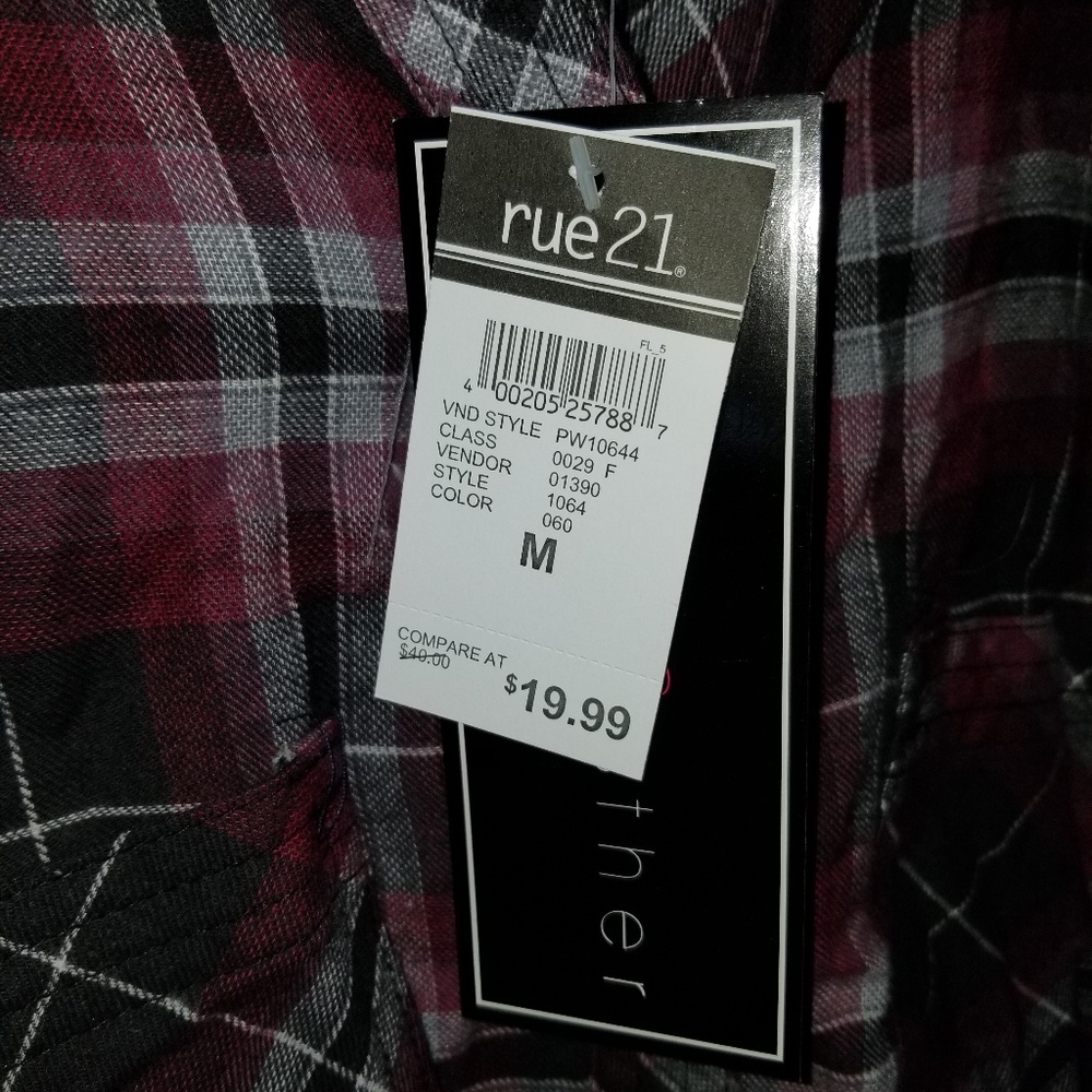 Flannel Top - Picture 2 of 2